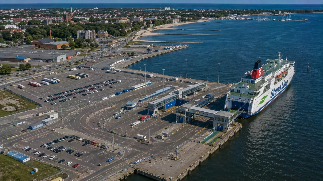 محطة عبّارات الركاب Stena Line في ليباجا، لاتفيا
