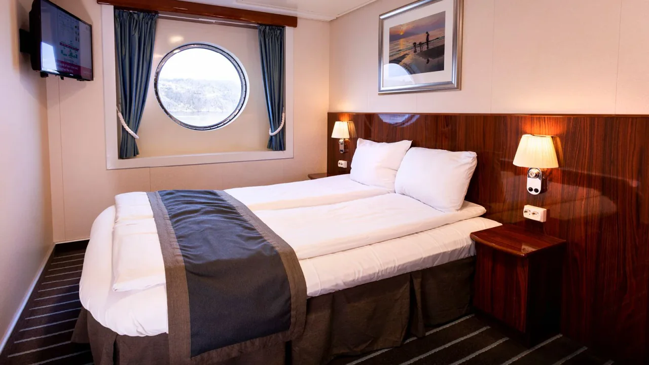 مقصورة الركاب على متن العبارة Fjord Line MS Stavangerfjord