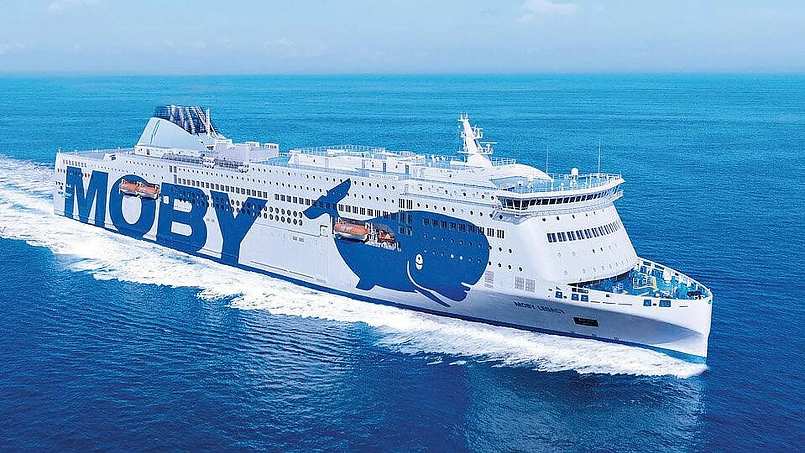 عبارة Moby Lines تشغّل الخط من جنوة إلى باستيا