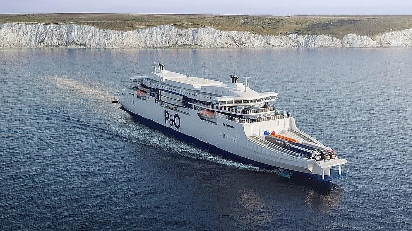 P&O Ferries عبارة الركاب والمركبات في البحر